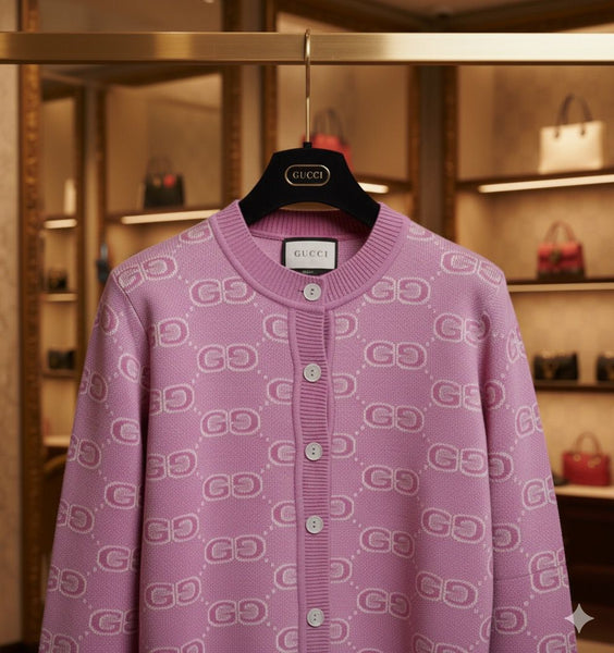 Women Luxury Soft Knit Patterned Cardigan