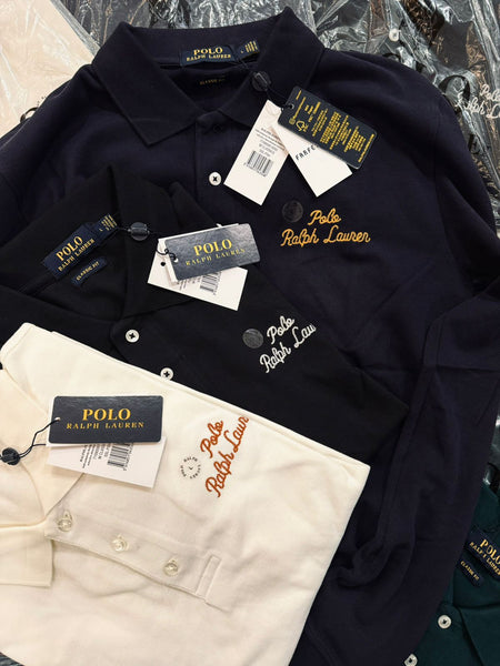 Premium Men Long-Sleeve Polo Shirt – Luxury, Comfort & Modern Fit