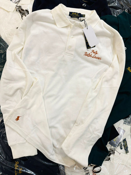 Premium Men Long-Sleeve Polo Shirt – Luxury, Comfort & Modern Fit