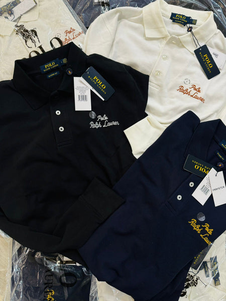 Premium Men Long-Sleeve Polo Shirt – Luxury, Comfort & Modern Fit