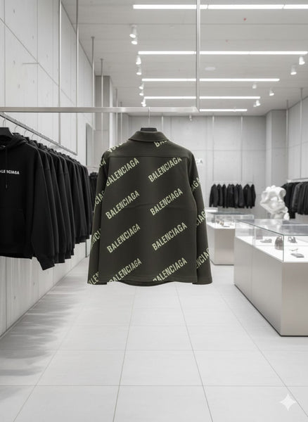 Premium Men All-Over Printed Button-Up Shirt – Luxury Streetwear Style