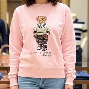 Imported Brand  Pink Bear Sweatshirt  Cute, Classic & Premium Comfort