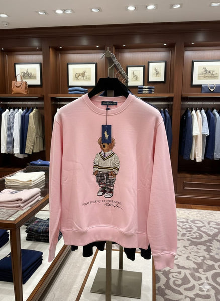 Imported Brand  Pink Bear Sweatshirt  Cute, Classic & Premium Comfort