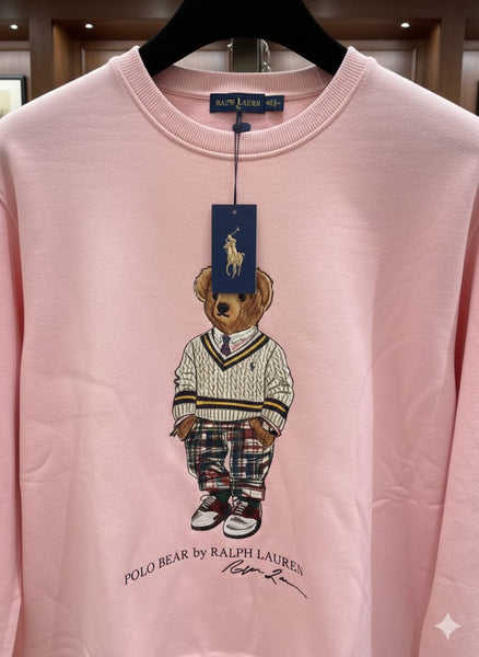 Imported Brand  Pink Bear Sweatshirt  Cute, Classic & Premium Comfort