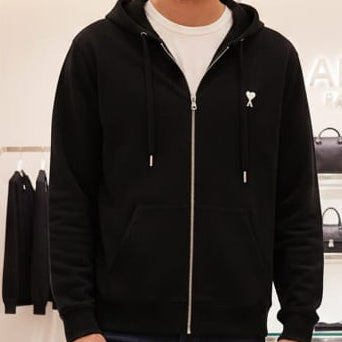 Exclusive Luxury Black  Zip-Up Hoodie