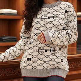 Premium Designer Knit Sweater For Woman