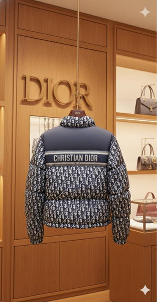 Premium All-Over Logo Initial Puffer Jacket