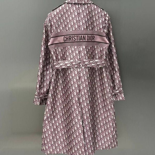 Elegant Designer Printed Trench Coat for Women