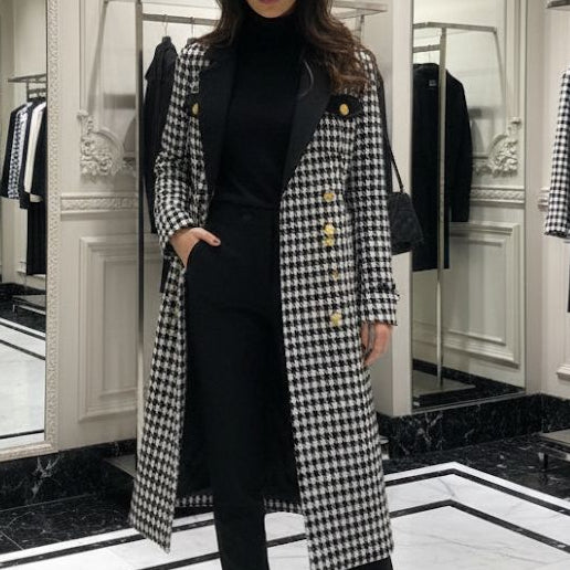 Logo Luxe Trendy Women's All-Over Printed Coat