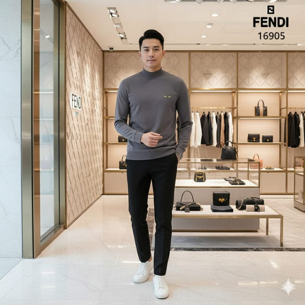 Luxury Grey Iconic Eyes Premium Polo Tee