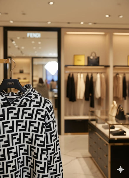 FF Monogram Hooded Sweater  Luxury Statement Knitwear For Woman