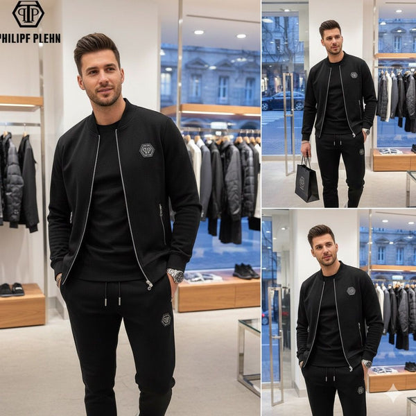 Exclusive Branded  Black Skull Track Suit