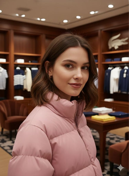 Pink Puffer Jacket  Warm, Stylish & Lightweight Winter Essential