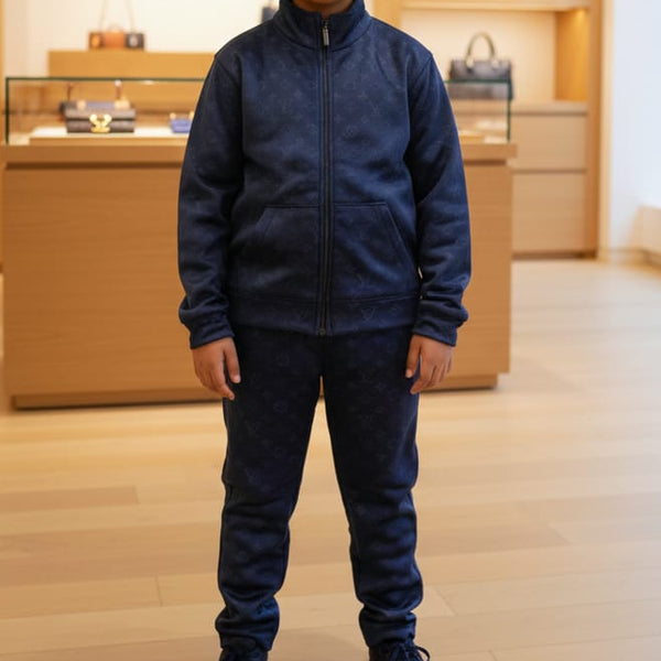 Stylish Navy Kids Tracksuit