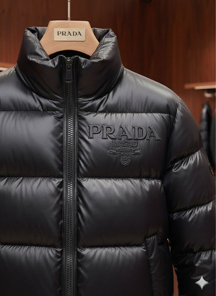 Luxury Black Puffer Jacket for Men  Premium Warmth & High-End Style