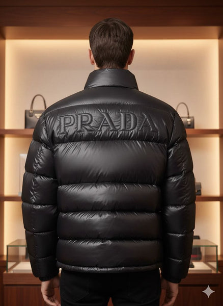 Luxury Black Puffer Jacket for Men  Premium Warmth & High-End Style