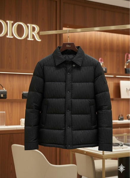 Men’s Black Designer Puffer Jacket Warm, Stylish & Premium Look
