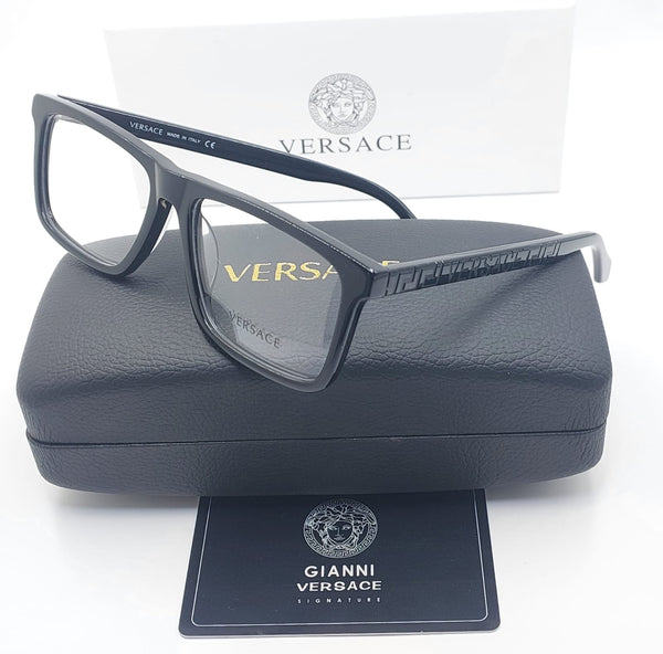 Men’s Eyeglasses Bold Modern Frame with Signature Branding