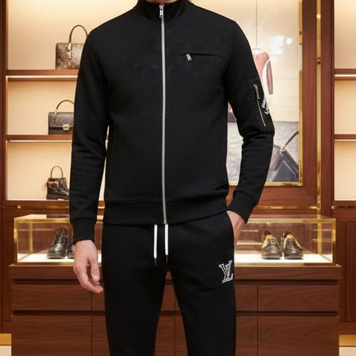 Luxury  & Branded Side Zip Closure Pocket Track set