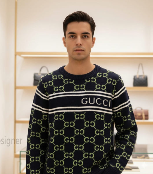 Luxury GG Monogram  Pullover  For Men