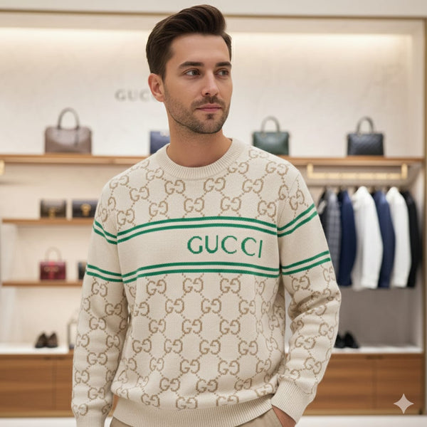 Premium GG Monogram  Pullover  For Men