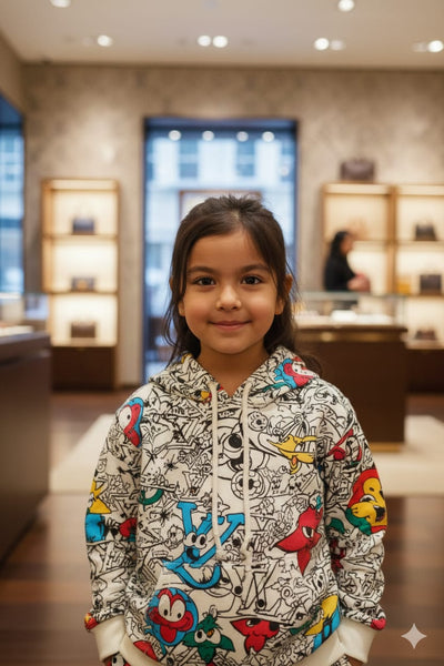 Premium  Cartoon Printed Track Set For Kids