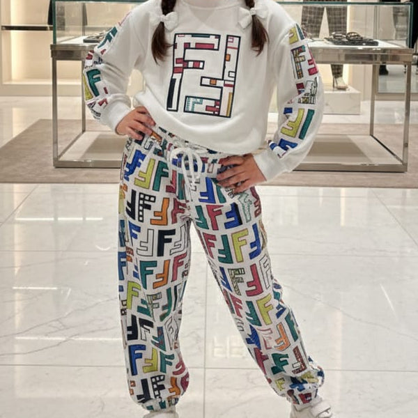 Stylish & Elegant Printed Coordinates Set  For Kids Girls