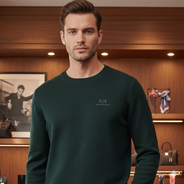 Luxury Imported  Crew Neck Pullover