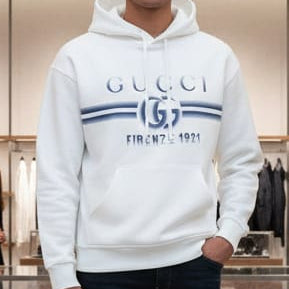 Premium  Printed Cotton Hooded Sweatshirt