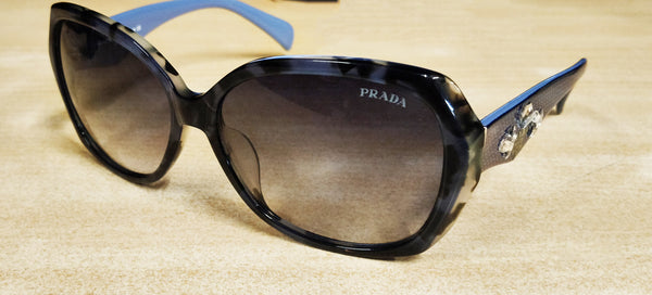 Luxury Oversized Crystal Accent Sunglasses