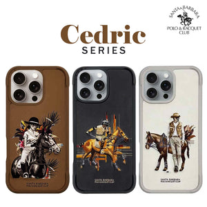 Santa Barbara Cedric Series Embroided Leather Case for iPhone 16 Series