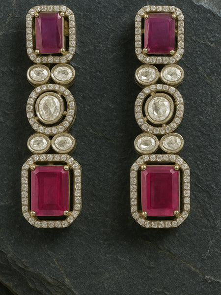 Royal Ruby Kundan Layered Necklace Set