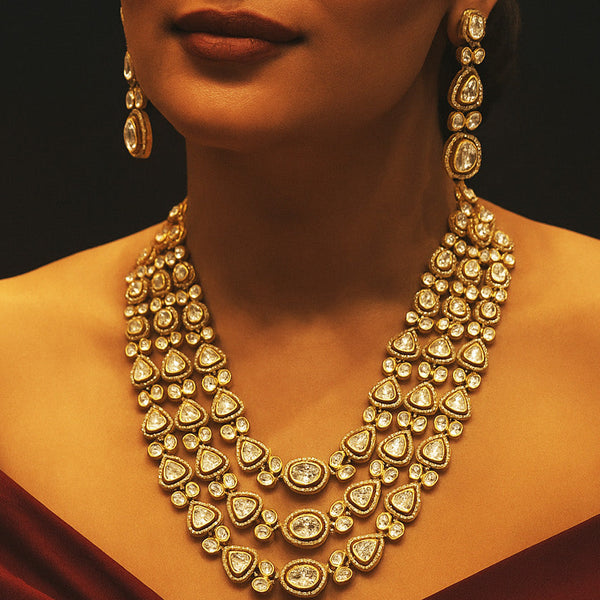 Royal Radiance Layered Kundan Necklace Set
