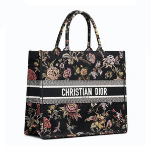 Latest Large Book Tote Flower-Print Bag