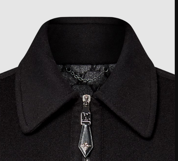 Wool-Silk Double Face Blouson