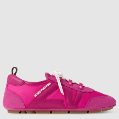 Premium Pink Designer Sneakers  Stylish Lace-Up Casual Shoes For Women