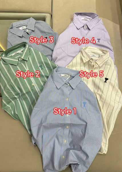 Women 's  Premium Striped Cotton Shirt Collection