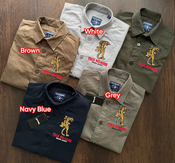 Embroidered Tiger Shirt  Premium Streetwear Icon