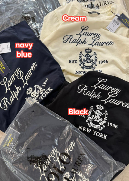 Premium  Women’s Crest-Embroidered Tee