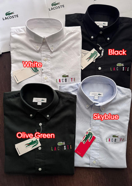 Men’s Premium Button-Down Shirt with Signature Logo