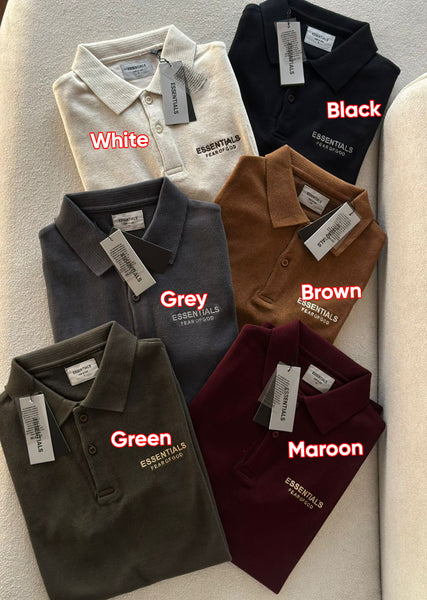 Imported Brand Minimal Logo Polo T-Shirt Collection