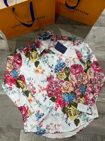 Luxury Floral Print Shirt