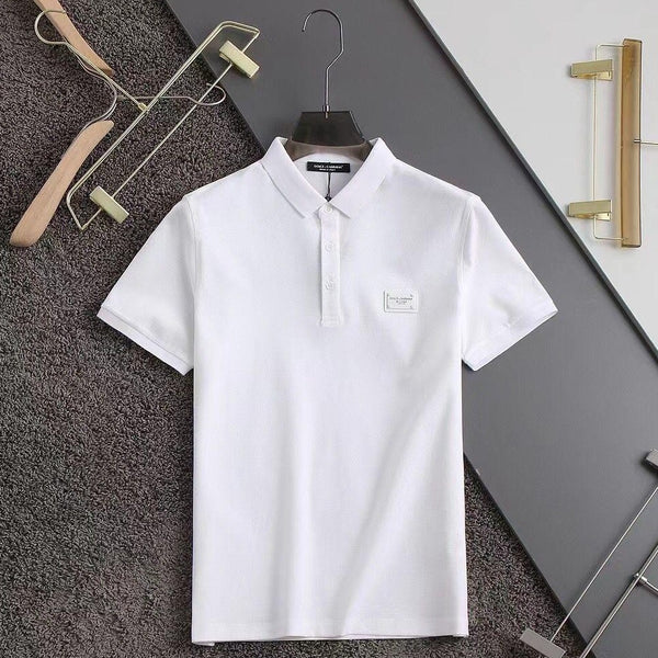 New Elegant Black And White Polo T-shirts