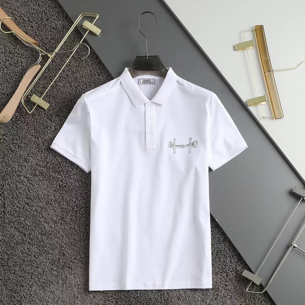 Imported Logo-Patch Cotton Polo T-Shirt – Yard of Deals