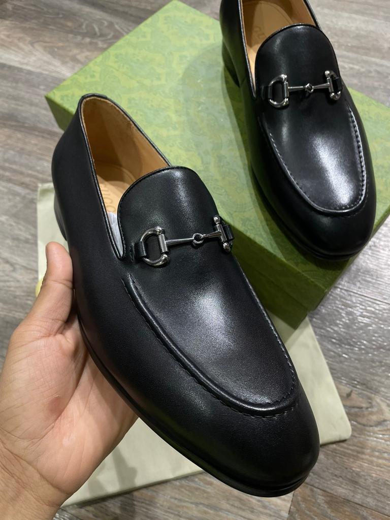 Formal Slip-On Black Leather Shoes