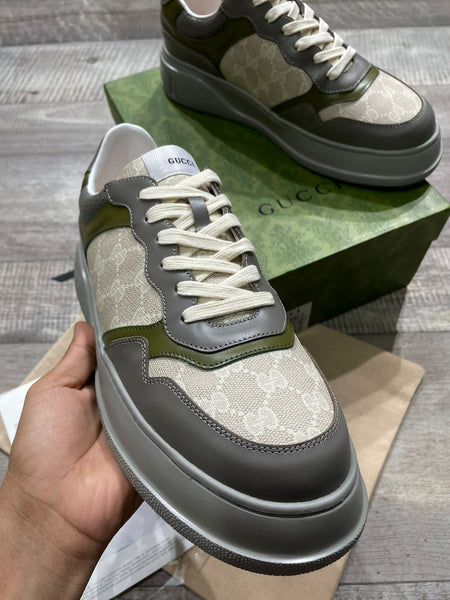 Premium Canvas and Leather Sneakers