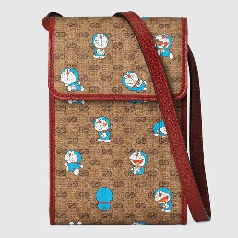 Doraemon Printed Coated-Canvas Bag