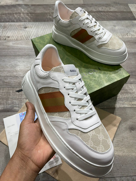 Premium Print White Sneakers