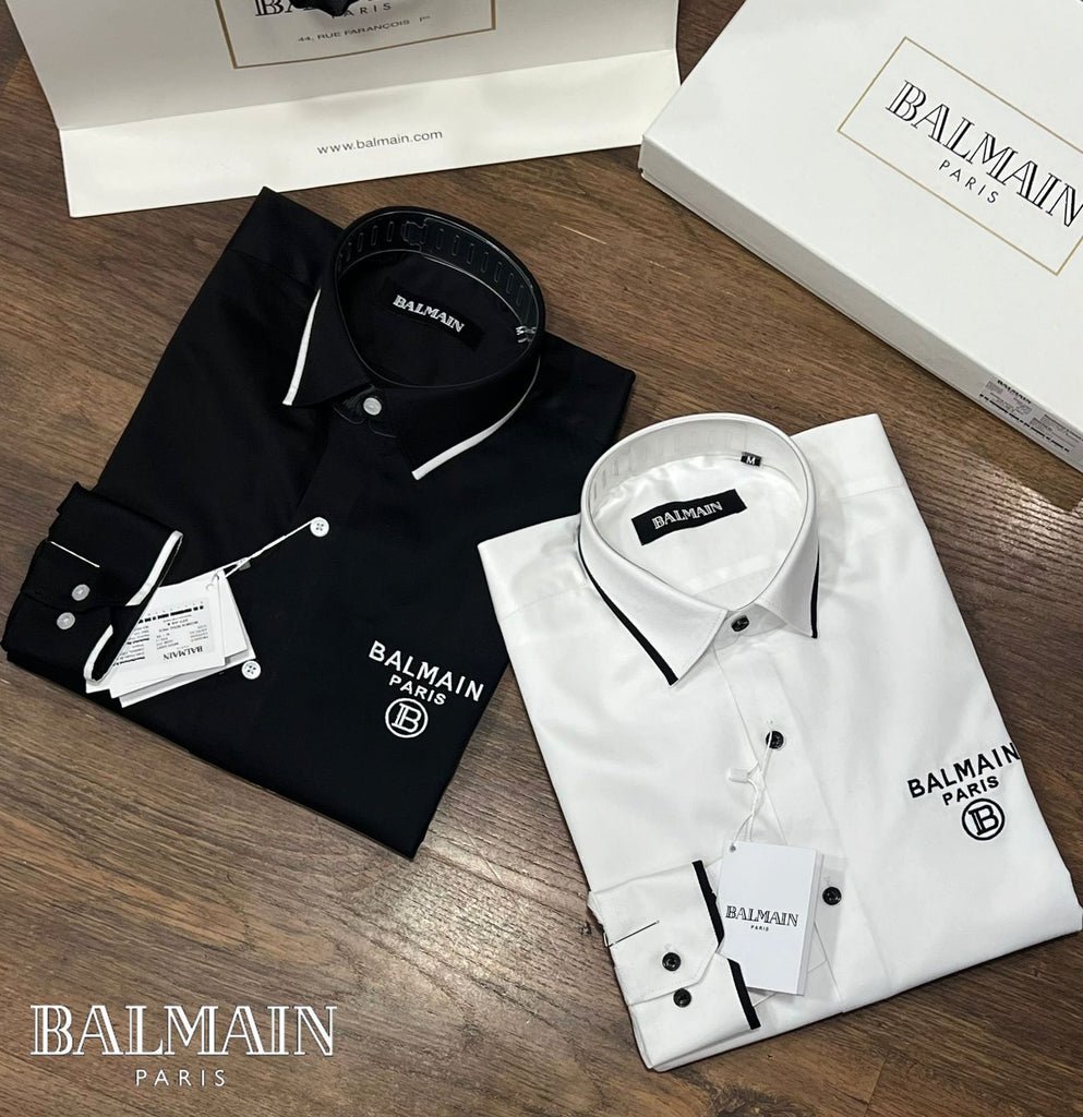 Gift for Him  Personalized Embroidery Monogram Cotton Dress Shirt