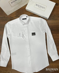 Luxurious Patched Logo Shirt For Men